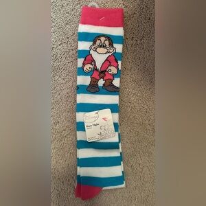 Disney grumpy dwarf knee high socks